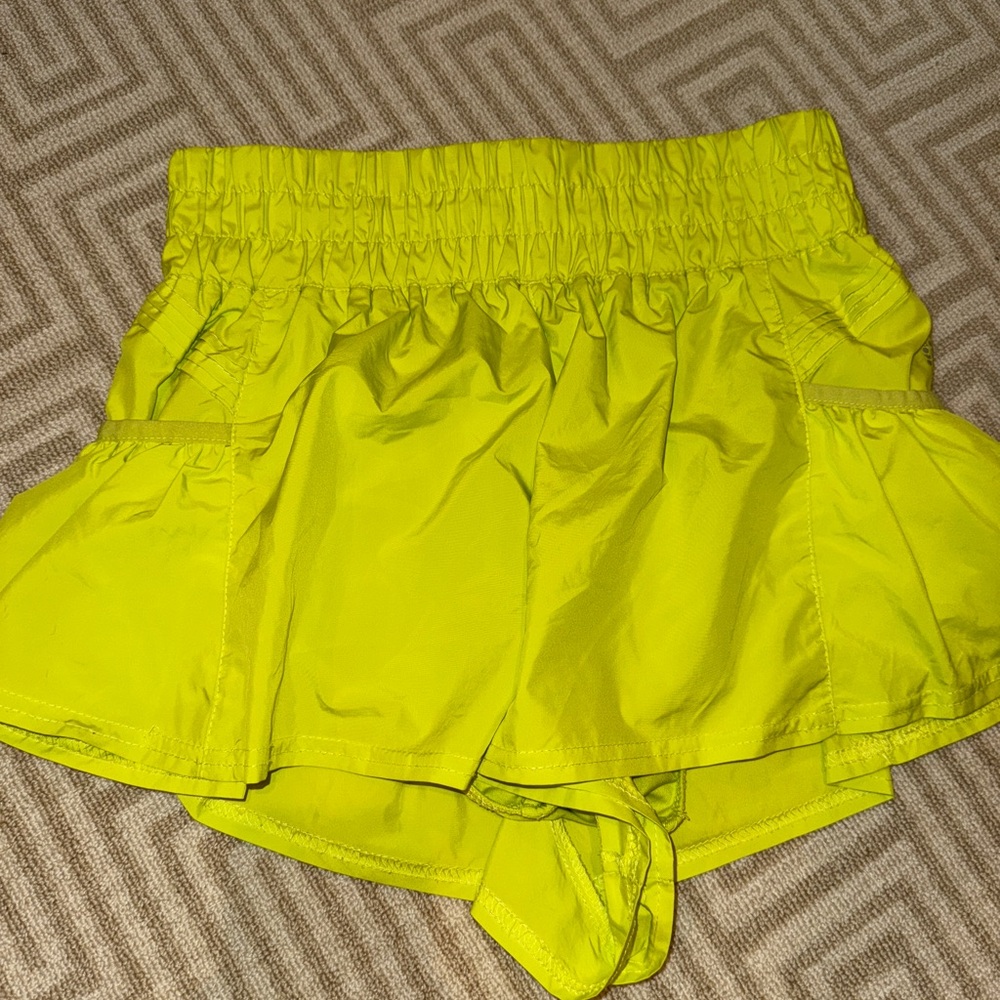 Free People Movement Neon Shorts